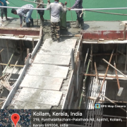 Bypass channel & connecting channel from CFL 2 walkway slab concrete