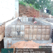 Reinforcement works of Recycling tank side wall 