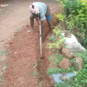 Moopainadu -Pipe laying on progress