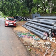 01.09.2021 300mm DI pipe supply for laying on PWD roads