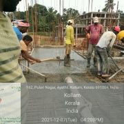 +6.60m lvl slab concreting