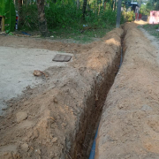 90 mm PVC pipe laying chettikulangara panchayath