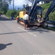 Meppadi -pipe laying on progress 