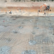 Reinforcement work in filter house