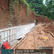 reinforcement of retaining wall (1.50-3.00m height)