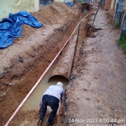 Site condition at Nalanchira due to heavy rain