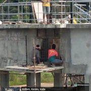 Sluice gate joint shuttering in RWC