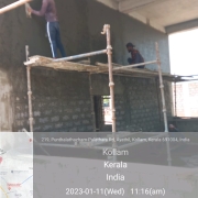 Plastering in Chlorine house