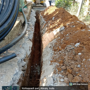 Meppadi-Pipe laying on progress