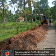 Chettikulangara ward 20 (pella to ayurveda hospital road )main pvc 90mm work