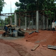 12.05.2021 shuttering  works for GF roof slab chemical house