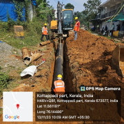 Meppadi -pipe laying 