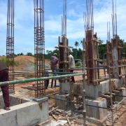 Raw water channel columns 