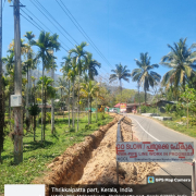 Meppadi - Pipe laying on progress