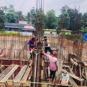 concreting for columns in CWR