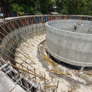 Clarifier -I- Third and Final lift RCC of clarifier side wall Completed.