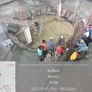 WWRT: concreting  for base slab