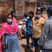 Public disrupting the work at Kallupalam