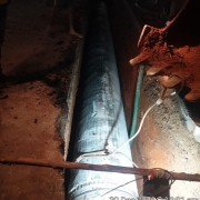 8 degree bend provided at 914mm MS pipe