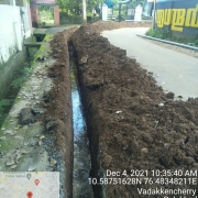90mm pipe laying