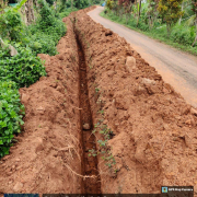 Meppadi - Pipe laying on progress