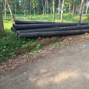 pipe supplied and stacked