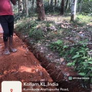 Pipe laying work at Kunnicode Arattupuzha road
