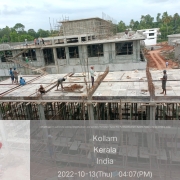 Chlorine building-Rebar  for beams and slab