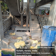  Brick work on progress at Kattachal OHSR