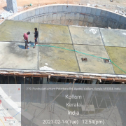 WWRT roof slab curing