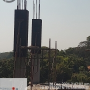 Column concrete above 3rd brace work  at  11.50 LL OHSR Akathethara