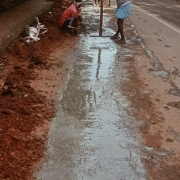 PWD road restoration work
