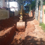 Excavation near Kurissady junction, Nalanchira