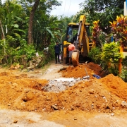 90mm pipe laying Near Manjamankkala to Thiruvazhi road branch line Thannikkal bhagam  .