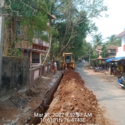 110mm pipe laying 