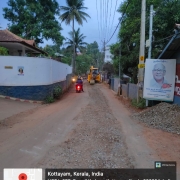 RR works on Erayilkadavu road in progress