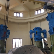 Raw water pump sets and gantry girder In RWPH