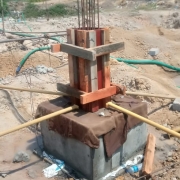 Shuttering for pedastal column