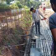 Concreting of rcc wall 2nd lift near south east side of chemical housem