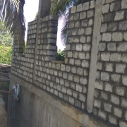 Moonkilmada plant- Pump house solid block masonry work is in progress