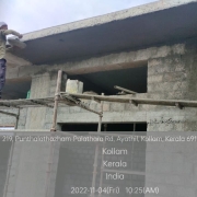 Admin building: external plastering in progress