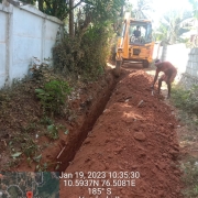 90mm 8kg pipe laying work 