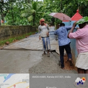 370metre road concreting work completed at Nanthirikkal.