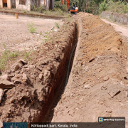 Meppadi-Pipe laying on progress