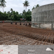 CFL01- rebar work for outer base slab