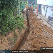 Moopainadu-Pipe laying on going 