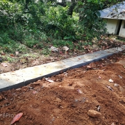 2021.12.17 Belt concrete for compoundwall foundation