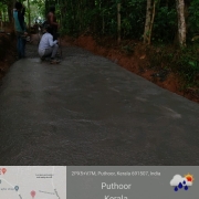 300m road concreting  completed at pazhavara.