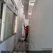 Painting work ongoing in panel room,admin Building