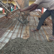 k para 07.12.20Kozhinjampara Plant Aerator Collection tray sloping slab concrete is in progress 